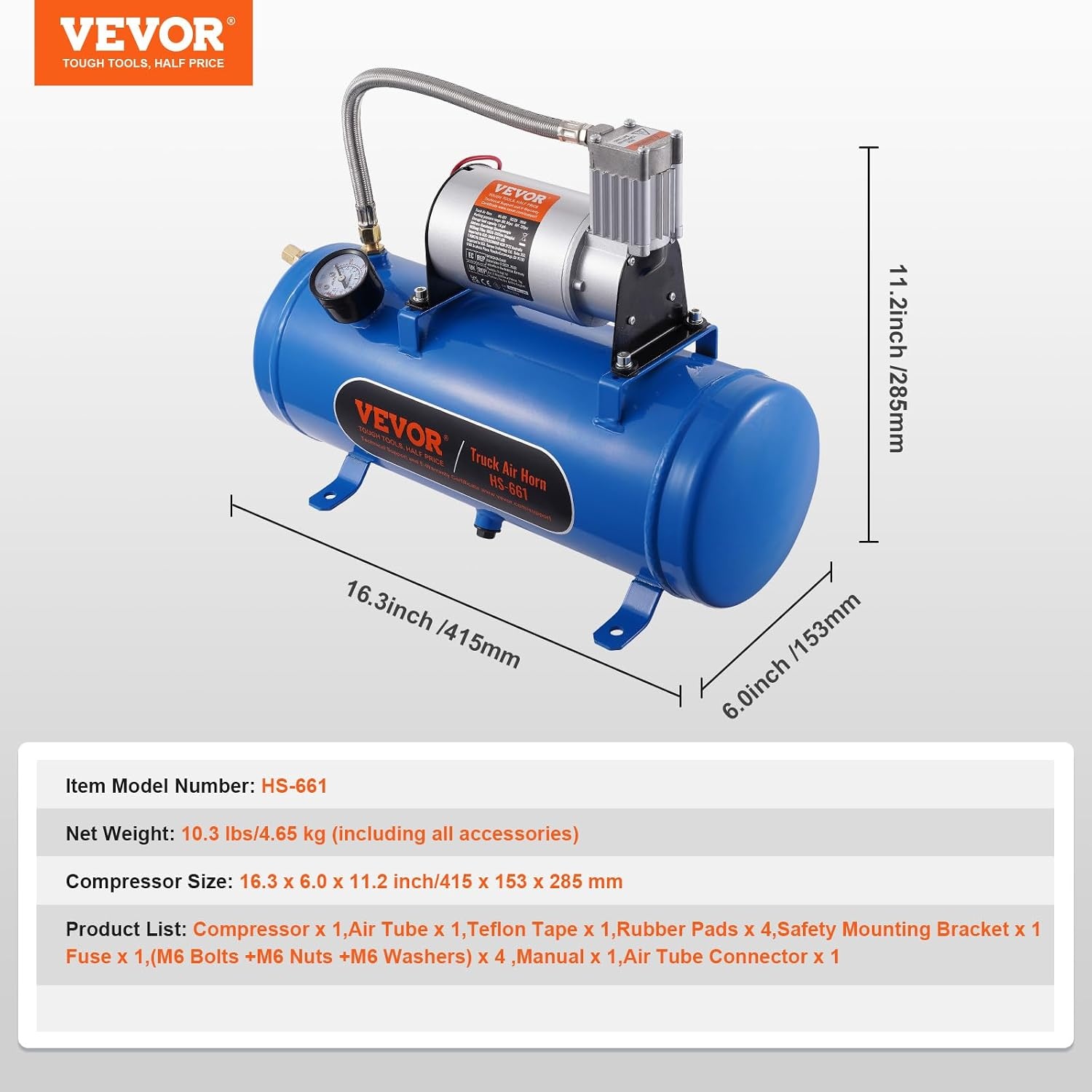 Compresseur d'air 12V avec réservoir 6L - Jusqu'à 34% de remise