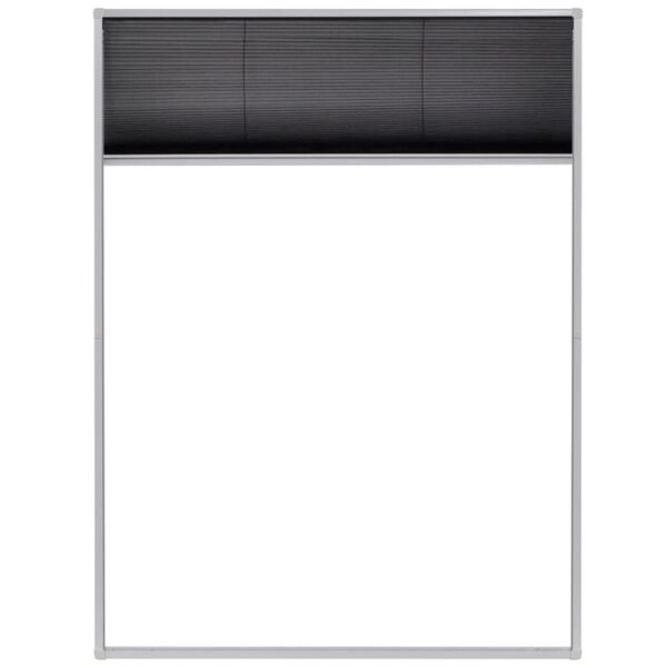 Moustiquaire plissée fenêtre de toit 60x80cm - Aluminium Blanc - Jusqu'à -32%