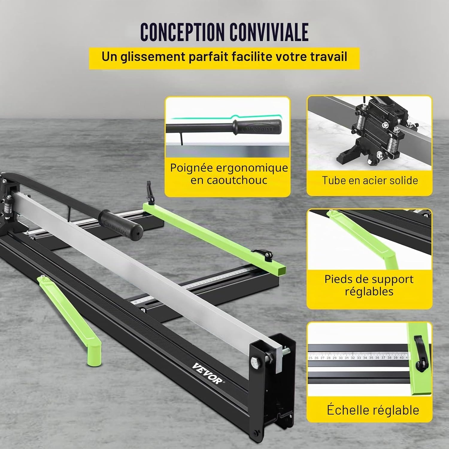 Coupe-carreaux manuel 800 mm laser - Jusqu'à -34% sur nos modèles outlet