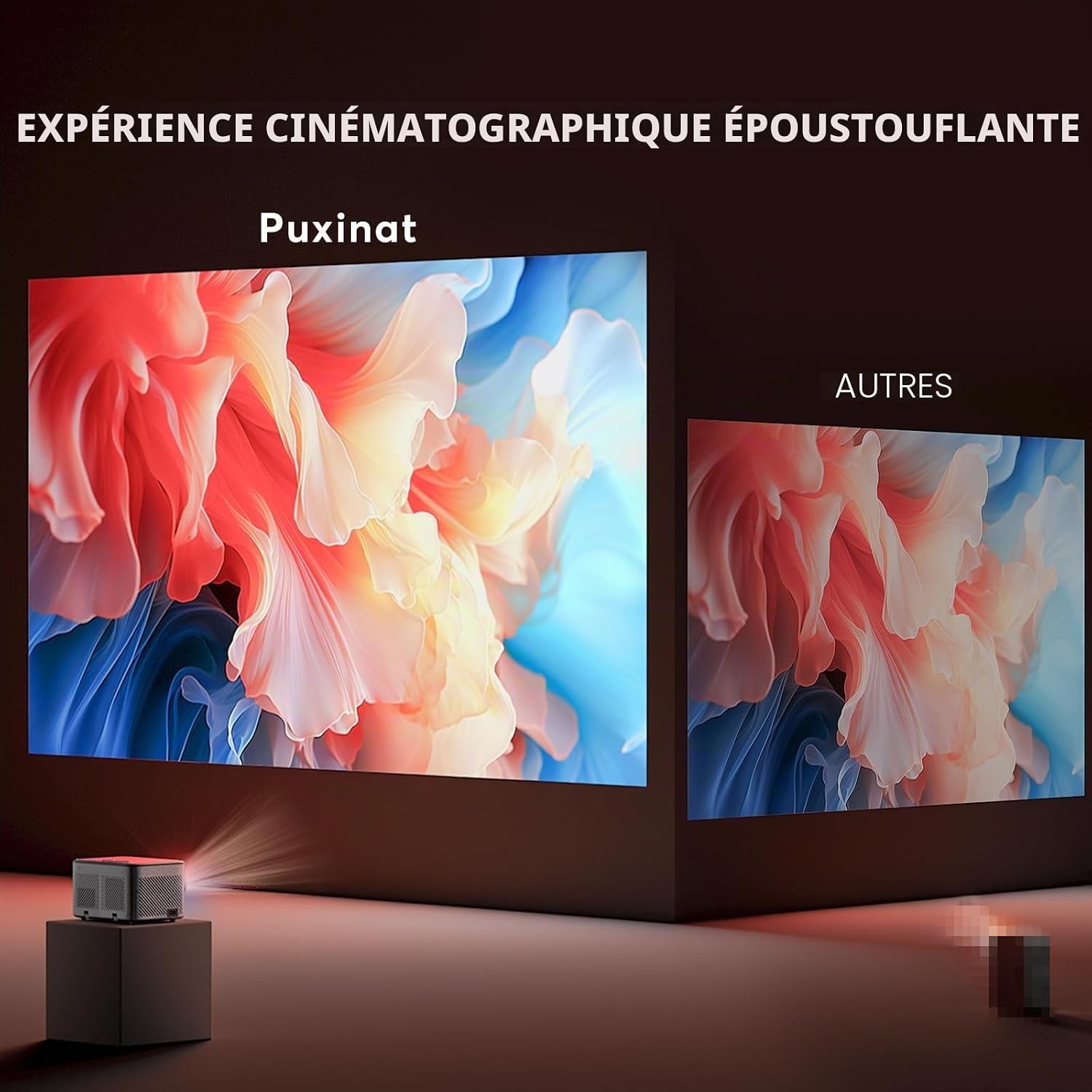Mini Projecteur 1080P Autofocus WiFi 6 - Jusqu'à 34% de remise