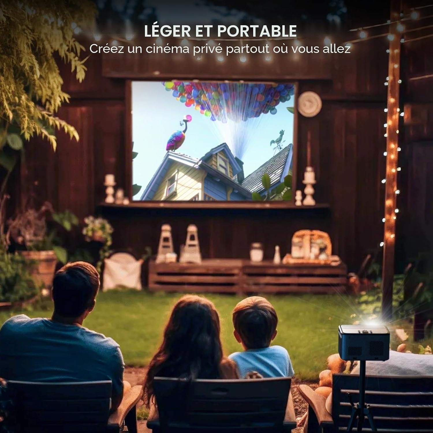 Mini Projecteur 1080P Autofocus WiFi 6 - Jusqu'à 34% de remise