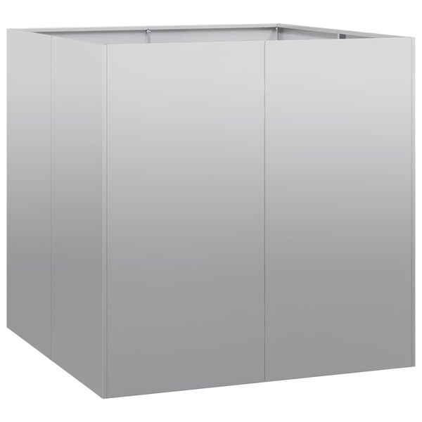 Bac à fleurs en acier galvanisé 80x80cm - Jusqu'à -34% de remise