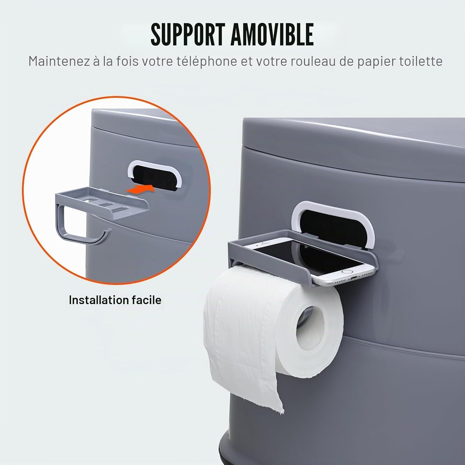 Toilettes portables de camping 5L - Jusqu'à 33% de réduction