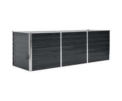 Vidaxl Jardinière surélevée XXL en acier anthracite - Jusqu'à 37% de remise