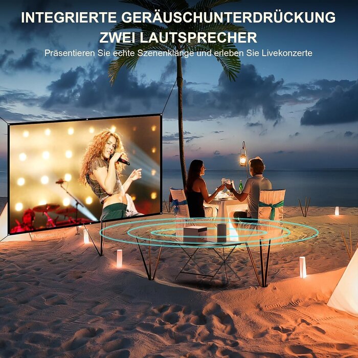 Projecteur Full HD 4K avec Autofocus et WiFi - Jusqu'à -35%