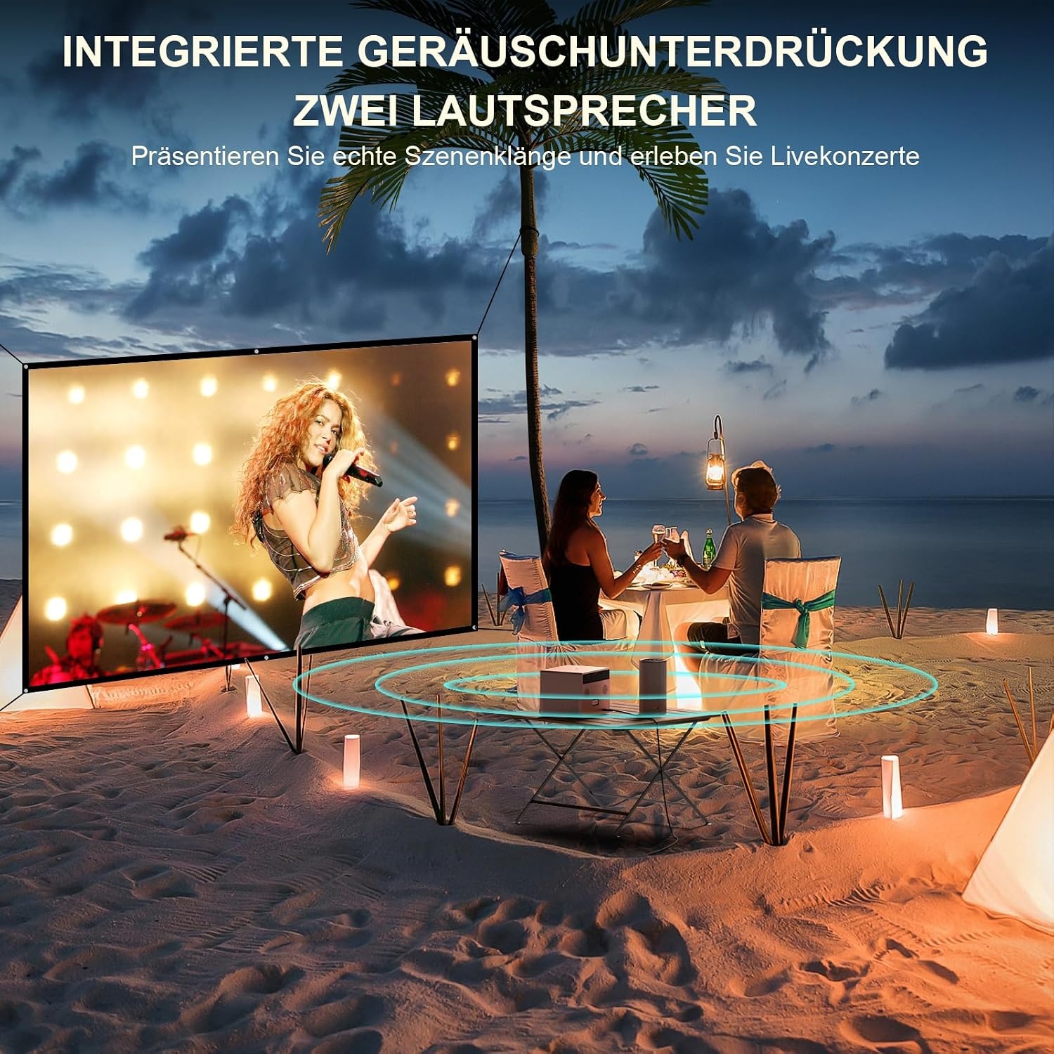 Projecteur Full HD 4K avec Autofocus et WiFi - Jusqu'à -35%