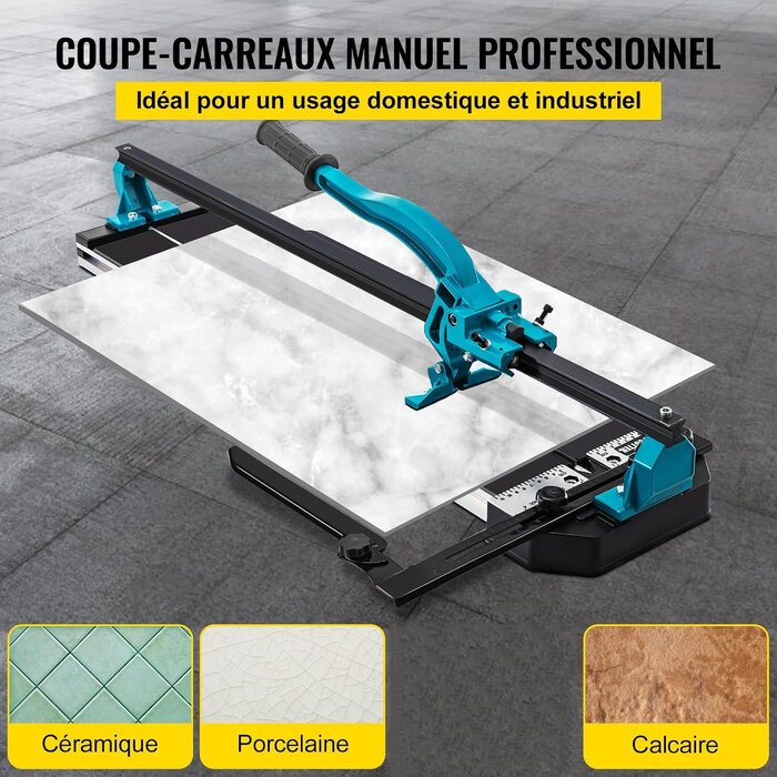 Coupe-carreaux manuel 1200 mm avec guide laser - Jusqu'à 35% de réduction