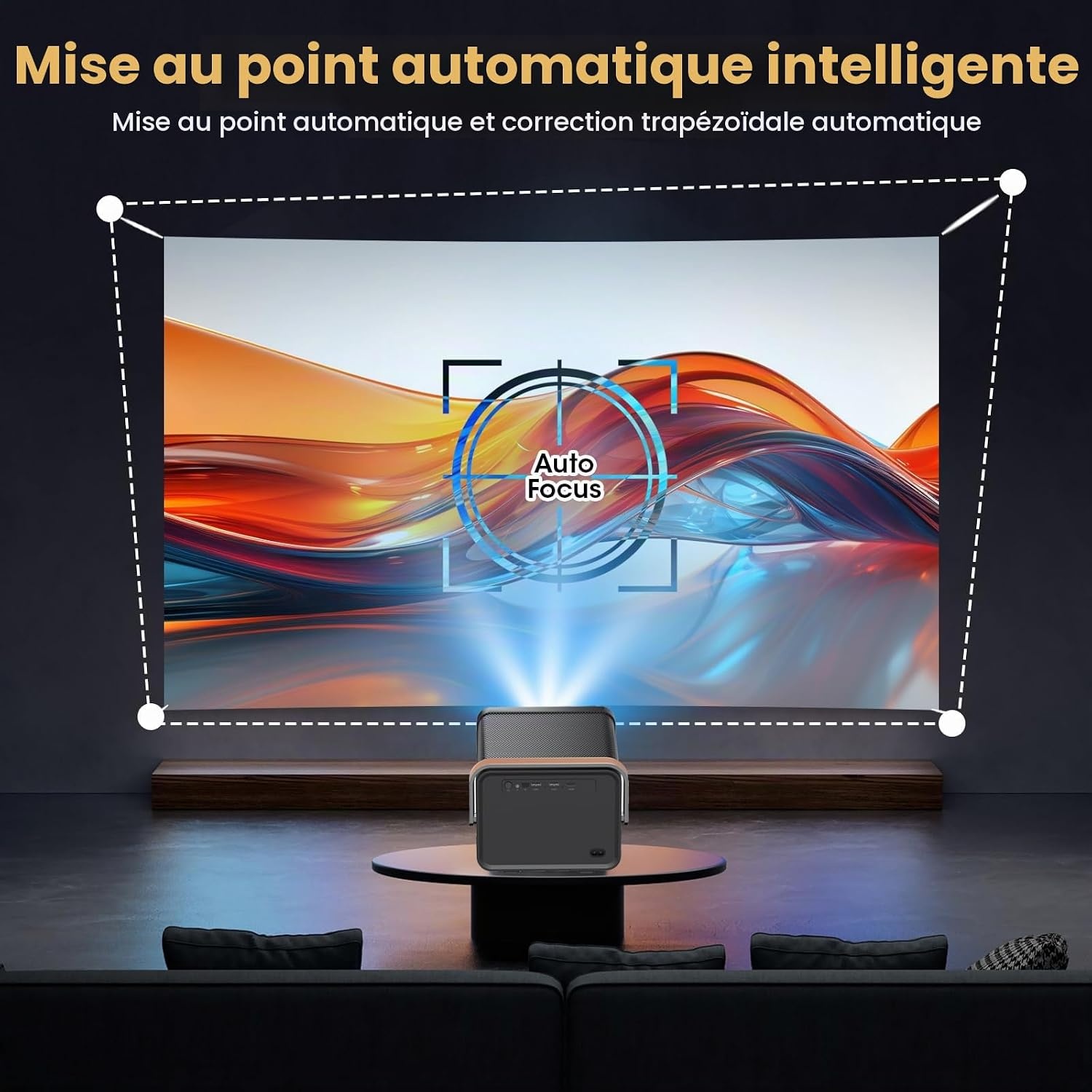Projecteur Portable 1080P WiFi 6 - Jusqu'à -35% sur nos modèles outlet