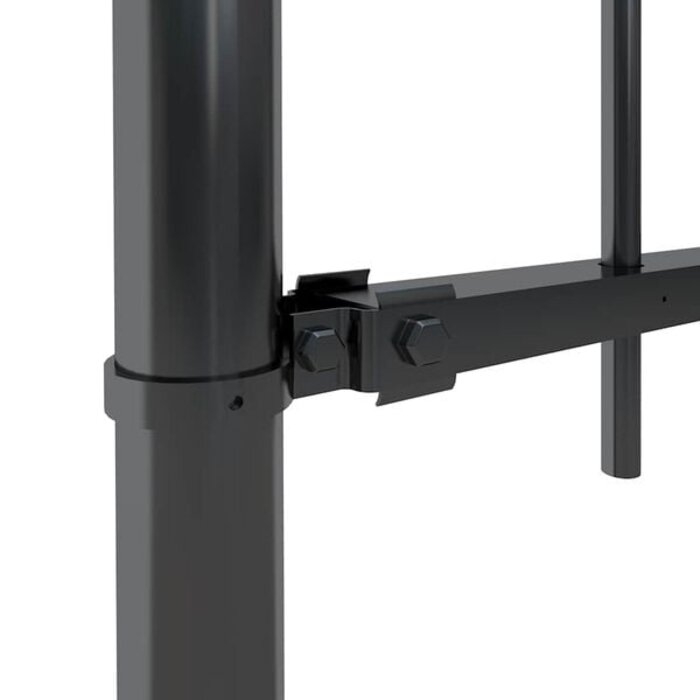 Clôture de jardin en acier noir 1,8 m - Jusqu'à -33%
