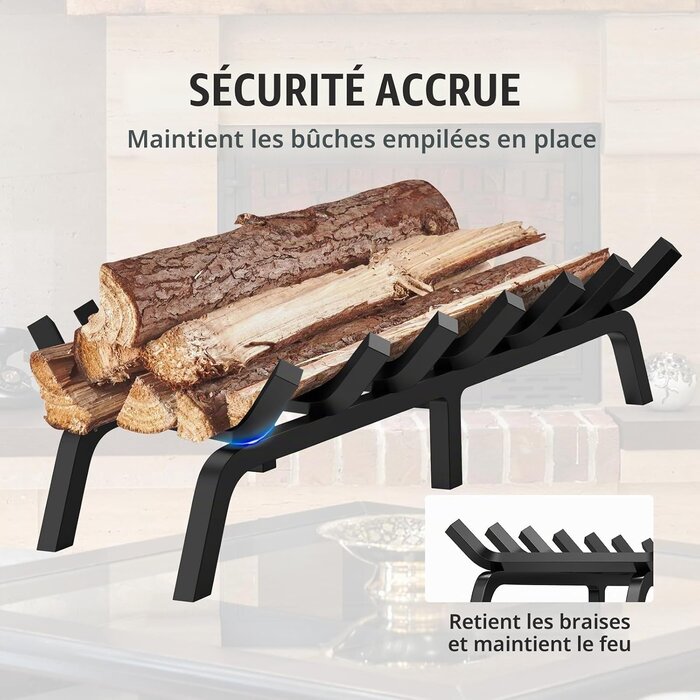 Grille de cheminée robuste 76 cm - Jusqu'à 34 % de réduction