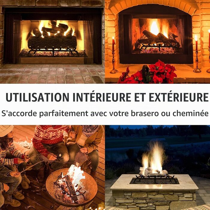 Grille de cheminée robuste 76 cm - Jusqu'à 34 % de réduction