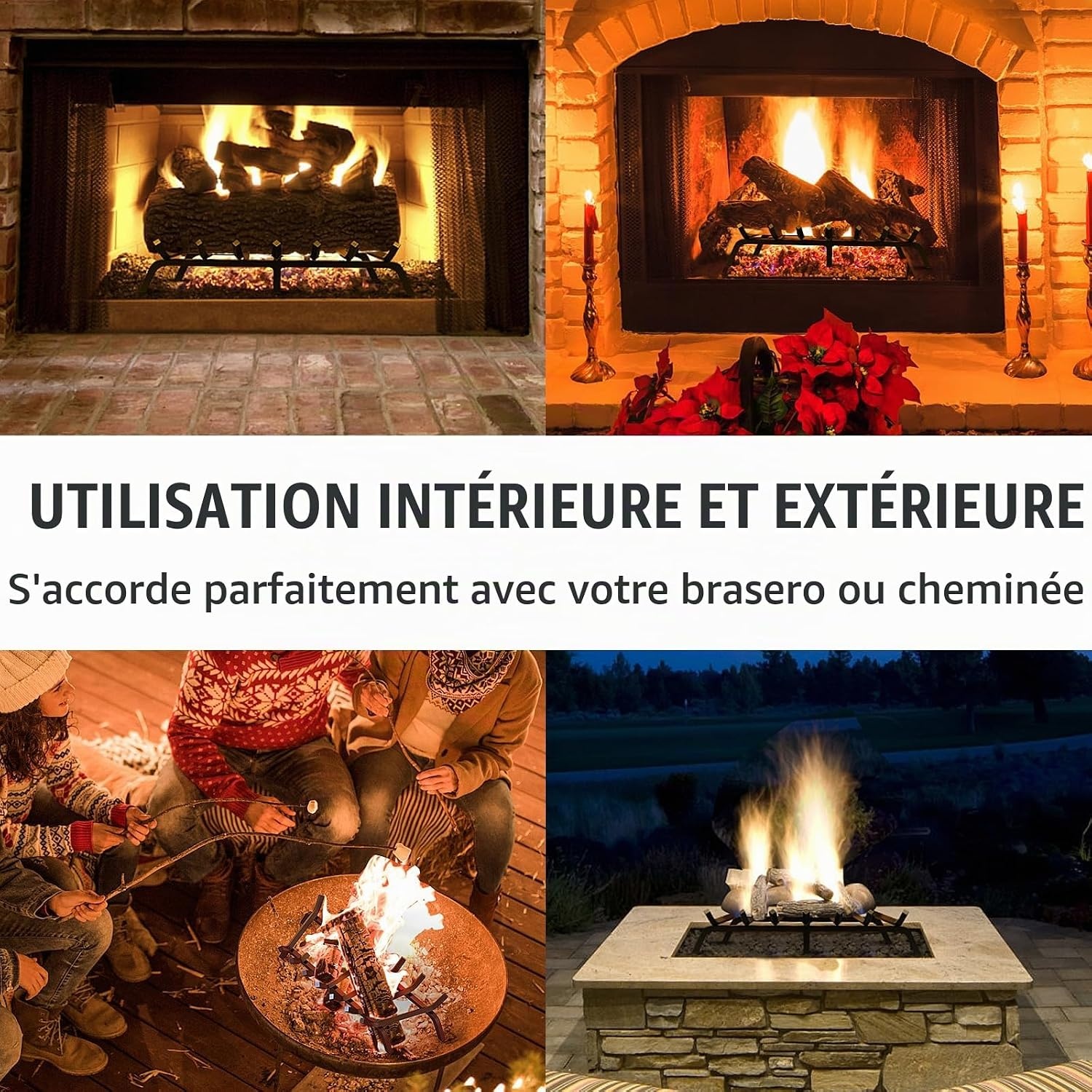 Grille de cheminée robuste 76 cm - Jusqu'à 34 % de réduction