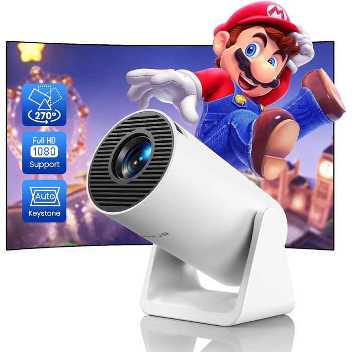 Mini-projecteur portable Full HD Wi-Fi 5G - Jusqu'à 34% de remise