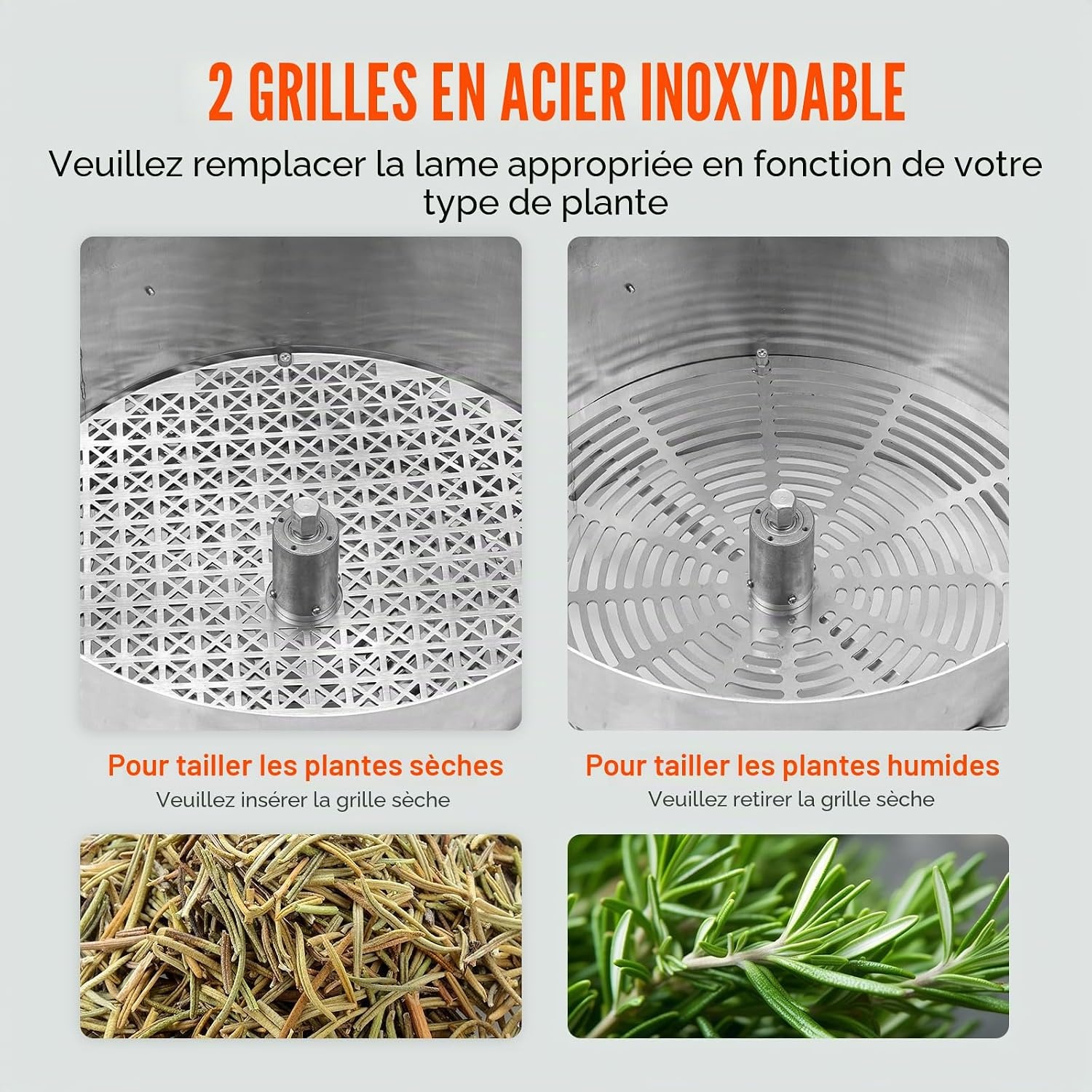 Tondeuse à feuilles manuelle 40cm - Inox - Jusqu'à 35% de remise