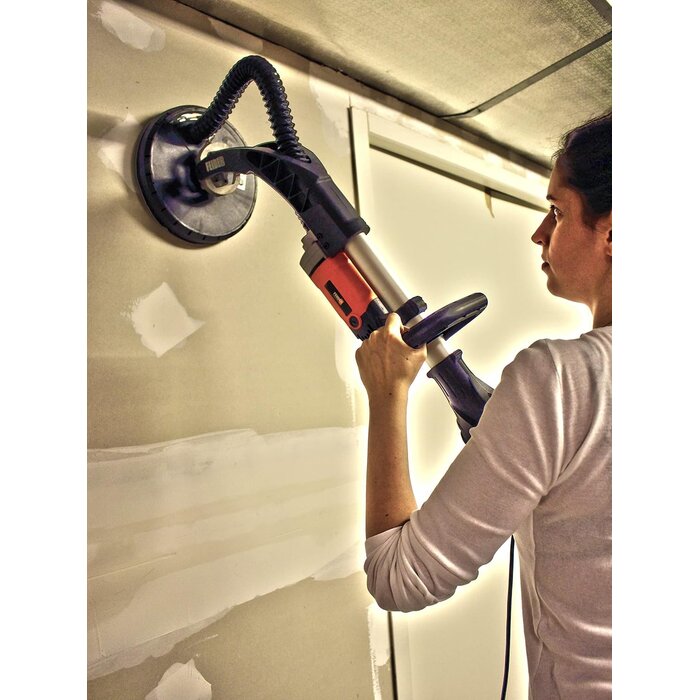 Ponceuse pour plaques de plâtre 710W - Manche télescopique - Jusqu'à -35%