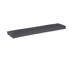 Vidaxl Coussin de palette Oxford anthracite 180x40cm - Jusqu'à -40%