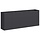 Bac à fleurs en acier noir 200 cm - Jusqu'à -22% sur nos modèles outlet