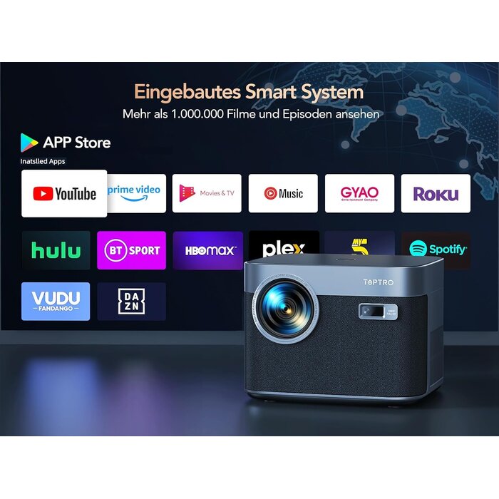 Vidéoprojecteur 4K 1080p Wi-Fi 6 - Jusqu'à 35% de remise sur nos modèles