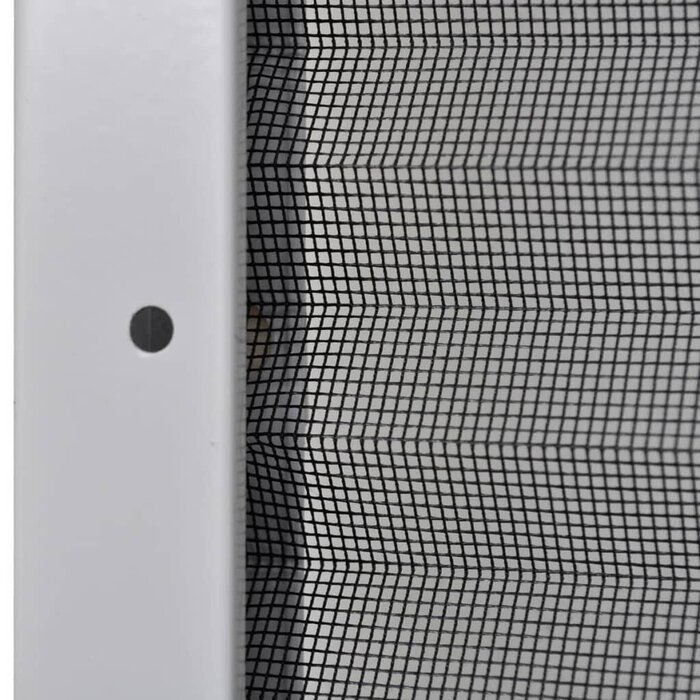 Vidaxl Moustiquaire plissée 80x120cm - Alu Blanc - Jusqu'à -33%