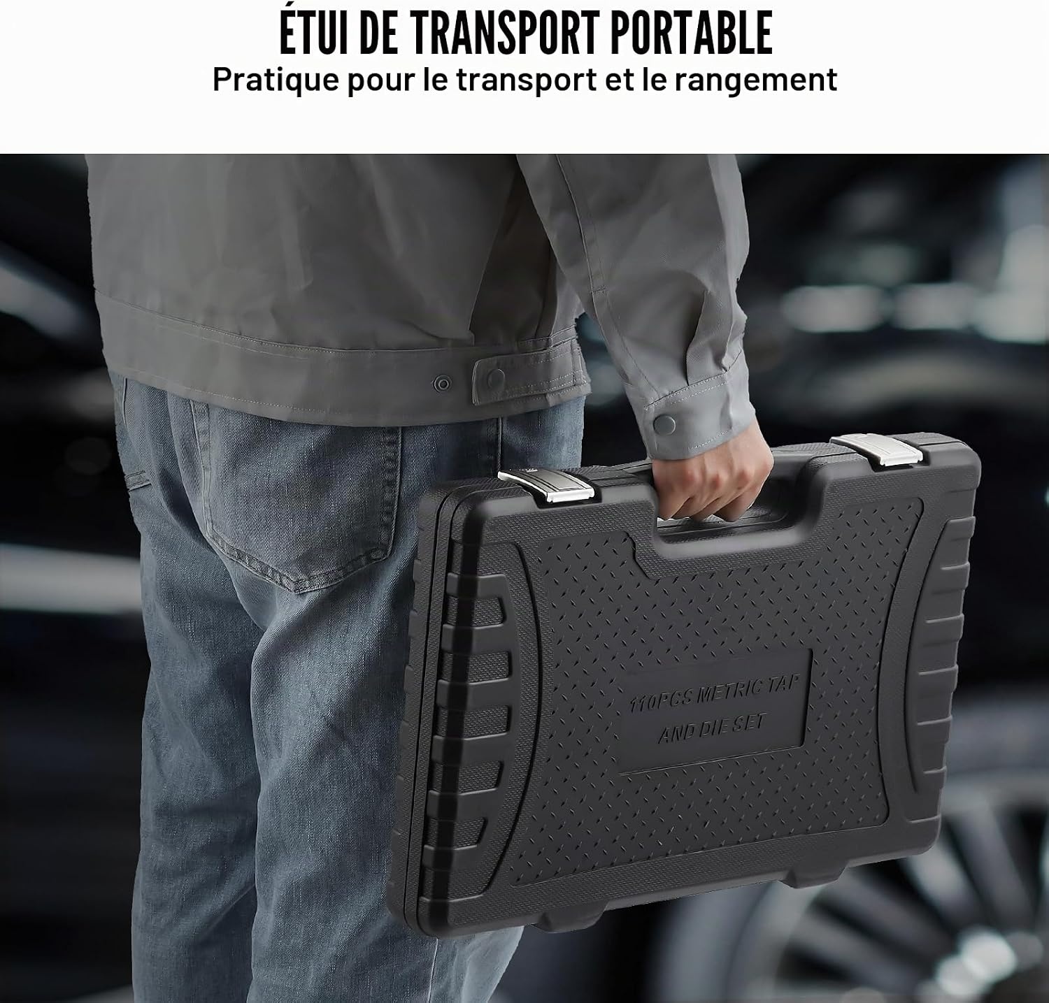 Vevor Coffret 110 tarauds et filières M2-M18 - Jusqu'à -34% sur le retour