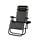 Chaise longue de jardin inclinable - Noir - Jusqu'à -29%