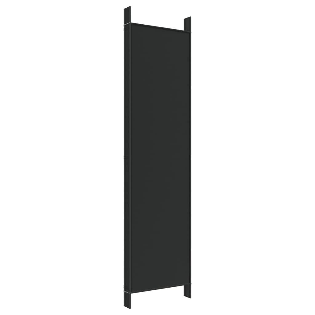 Vidaxl Paravent noir 6 panneaux 300x200 cm - Jusqu'à 33% de réduction