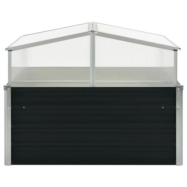 Vidaxl Serre de jardin anthracite 100x100 cm - Jusqu'à 34% de remise