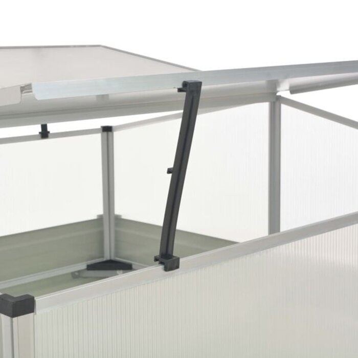 Vidaxl Serre de jardin anthracite 100x100 cm - Jusqu'à 34% de remise