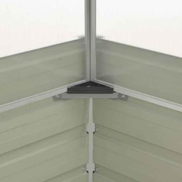 Vidaxl Serre de jardin anthracite 100x100 cm - Jusqu'à 34% de remise
