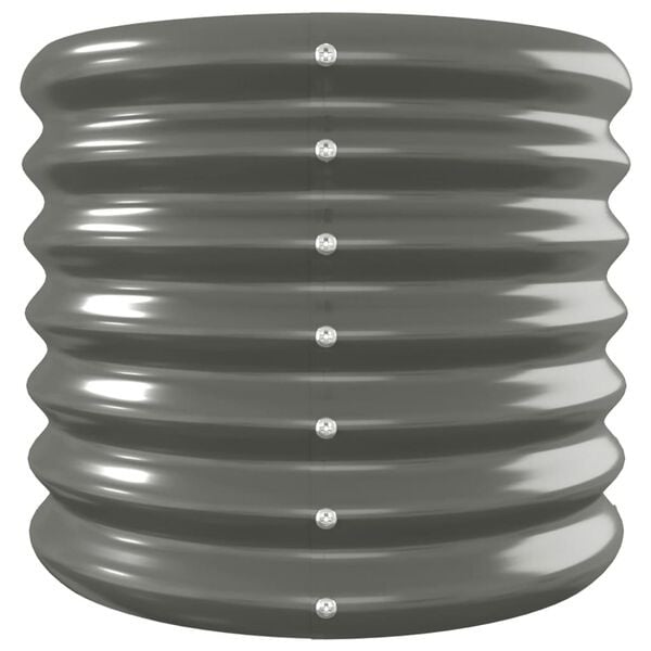 Vidaxl Jardinière surélevée en acier gris 332 cm - Jusqu'à -34% de remise
