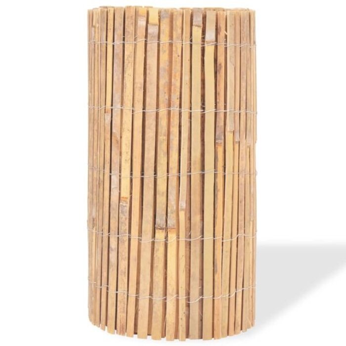 Vidaxl Clôture de jardin en bambou naturel 1000x50cm - Jusqu'à -33% sur l'outlet