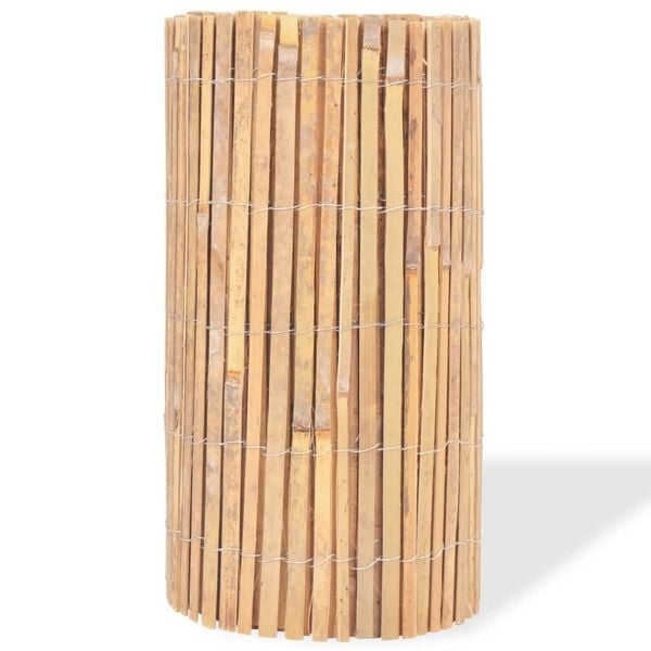 Vidaxl Clôture de jardin en bambou naturel 1000x50cm - Jusqu'à -33% sur l'outlet