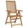 Lot de 2 chaises de jardin pliantes en bois d'acacia - Jusqu'à -35%