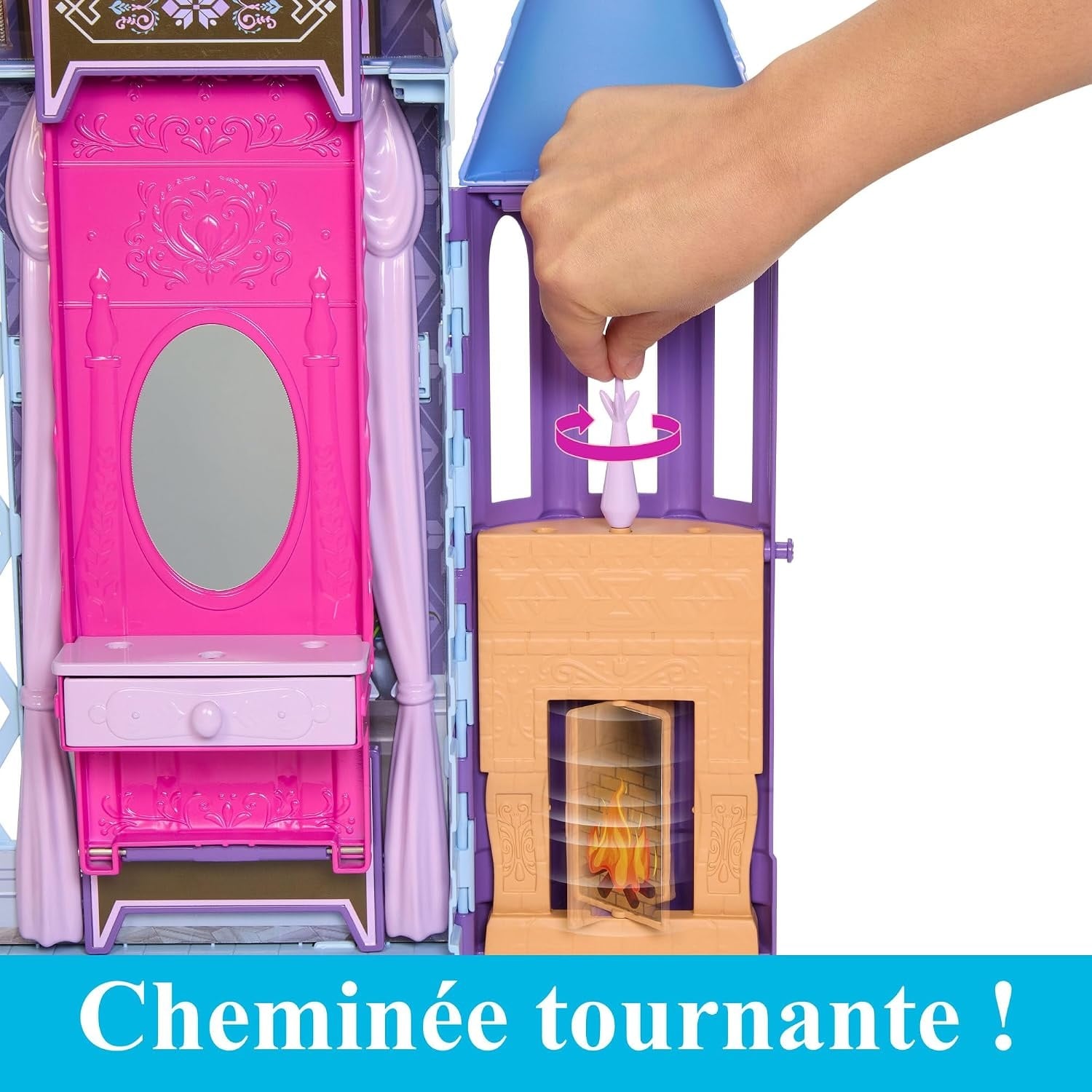 Château de poupée pliable Elsa - 61 cm - Jusqu'à 34% de réduction