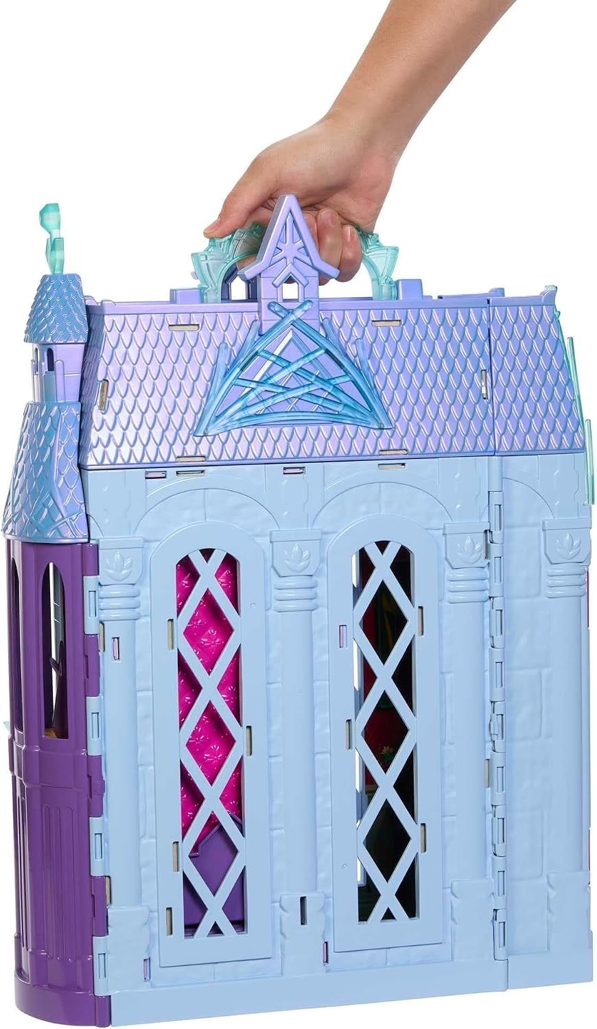 Château de poupée pliable Elsa - 61 cm - Jusqu'à 34% de réduction