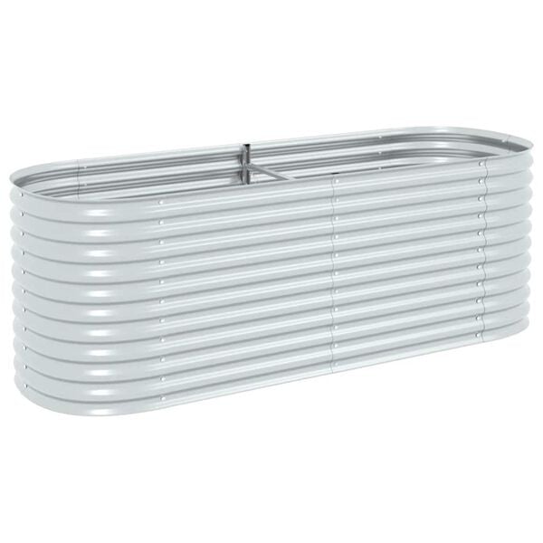 Vidaxl Jardinière surélevée en acier galvanisé 240cm - Jusqu'à -35%