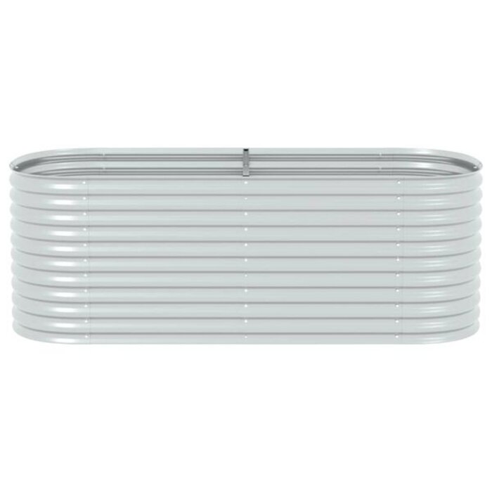 Vidaxl Jardinière surélevée en acier galvanisé 240cm - Jusqu'à -35%