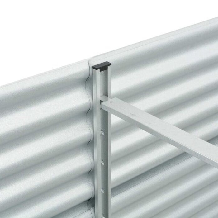 Vidaxl Jardinière surélevée en acier galvanisé 240cm - Jusqu'à -35%