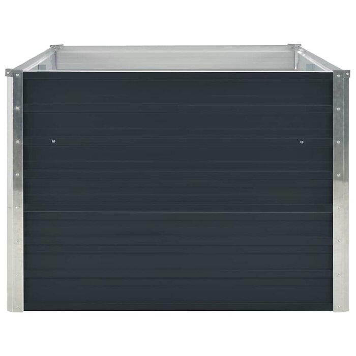 Vidaxl Bac à fleurs surélevé 160x80x45cm - Acier anthracite - Jusqu'à -33%
