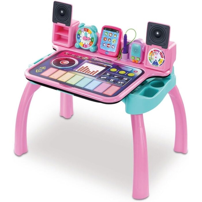 Vtech Bureau interactif musical 6-en-1 rose - Jusqu'à -34% de remise