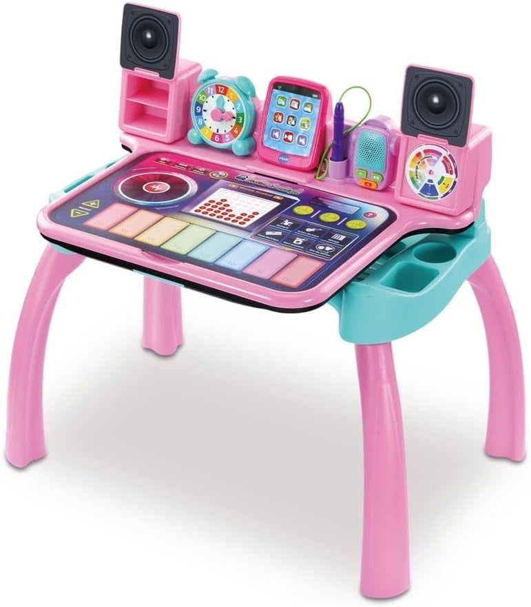Vtech Bureau interactif musical 6-en-1 rose - Jusqu'à -34% de remise
