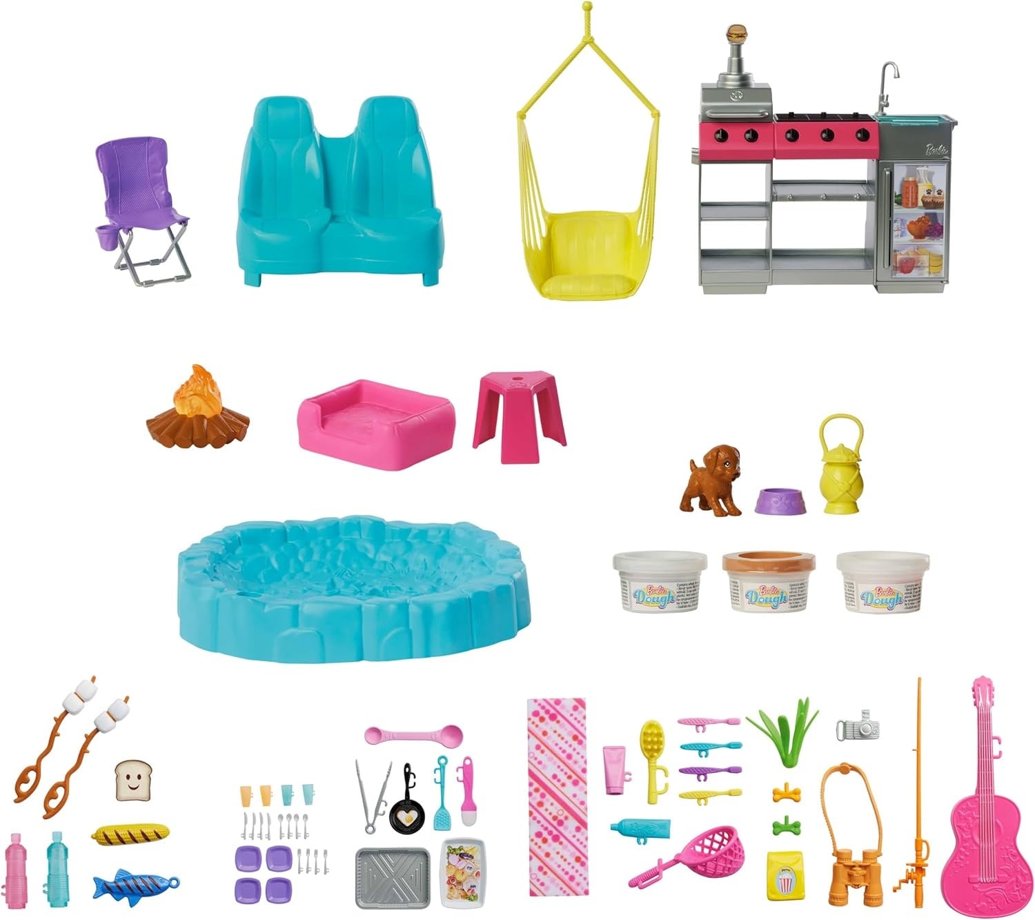 Camping-car modulable pour poupées avec 60 accessoires - Jusqu'à 34% de remise