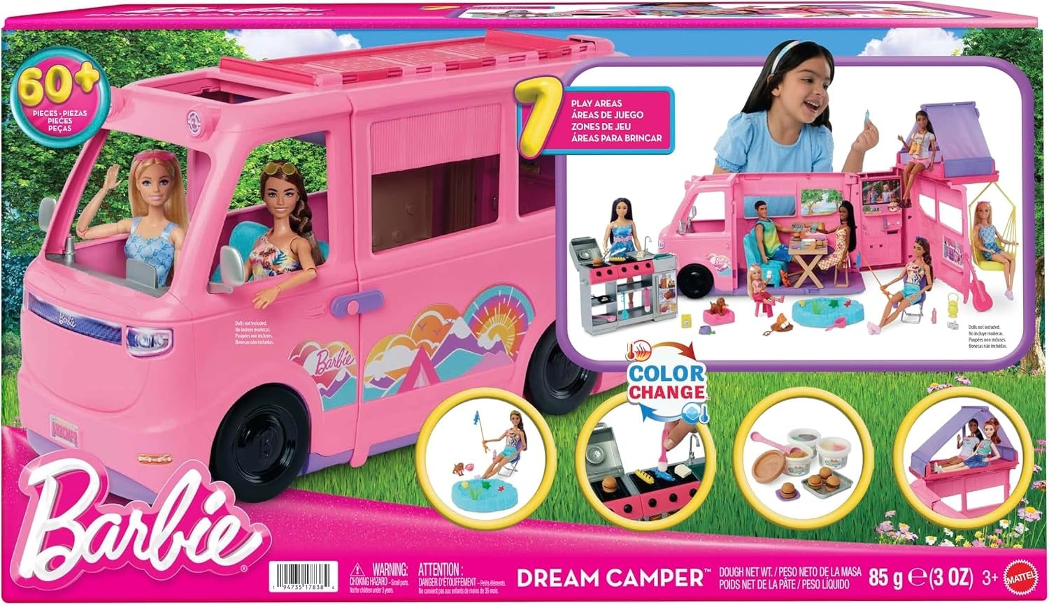 Camping-car modulable pour poupées avec 60 accessoires - Jusqu'à 34% de remise