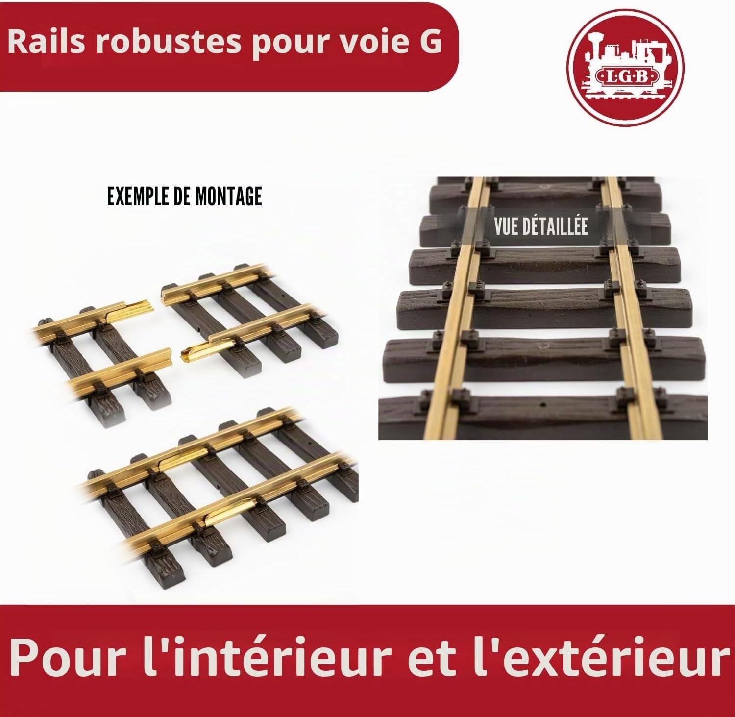 Train miniature de jardin avec blocs de construction - Jusqu'à -35%