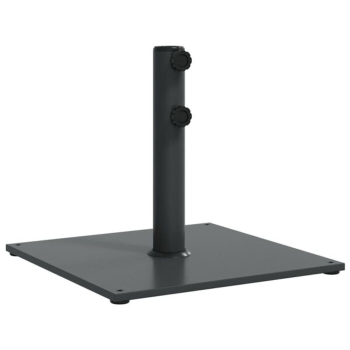 Vidaxl Pied de parasol carré 17 kg - Acier gris - Jusqu'à -34% de remise