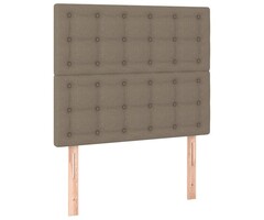 Vidaxl Tête de lit en tissu taupe 90x118/128 cm - Jusqu'à -34%