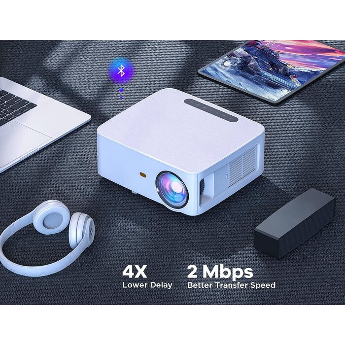 Projecteur Full HD 1080P WiFi/Bluetooth - Jusqu'à -35% sur l'état outlet