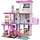 Maison de Poupée 114 cm - 3 étages avec accessoires - Jusqu'à 35% de réduction