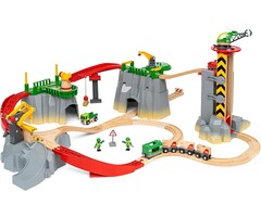 Circuit de train en bois Deluxe 49 pièces - Jusqu'à 35% de réduction