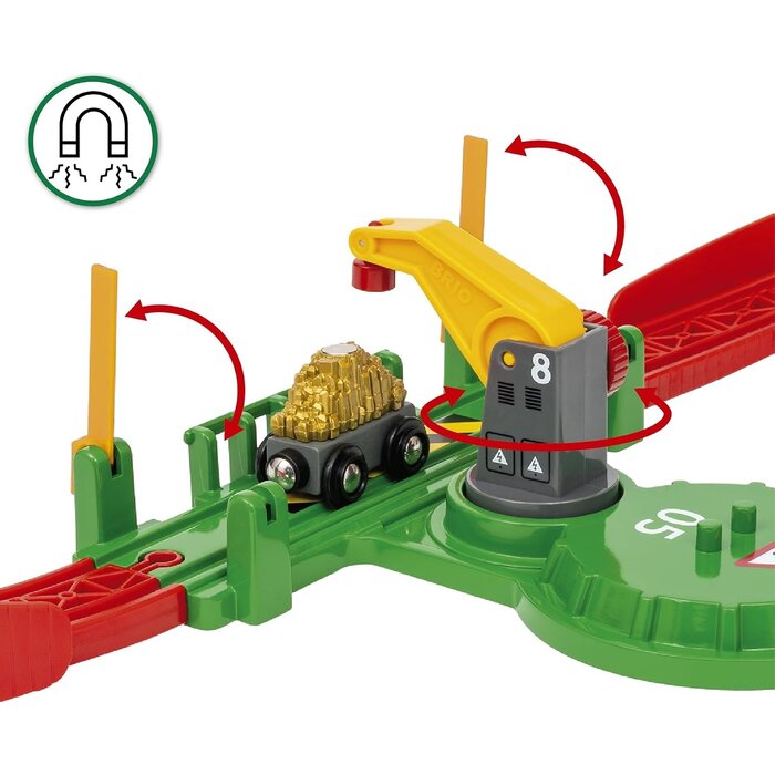 Circuit de train en bois Deluxe 49 pièces - Jusqu'à 35% de réduction